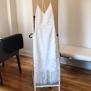 Two Sisters lace fringe dress